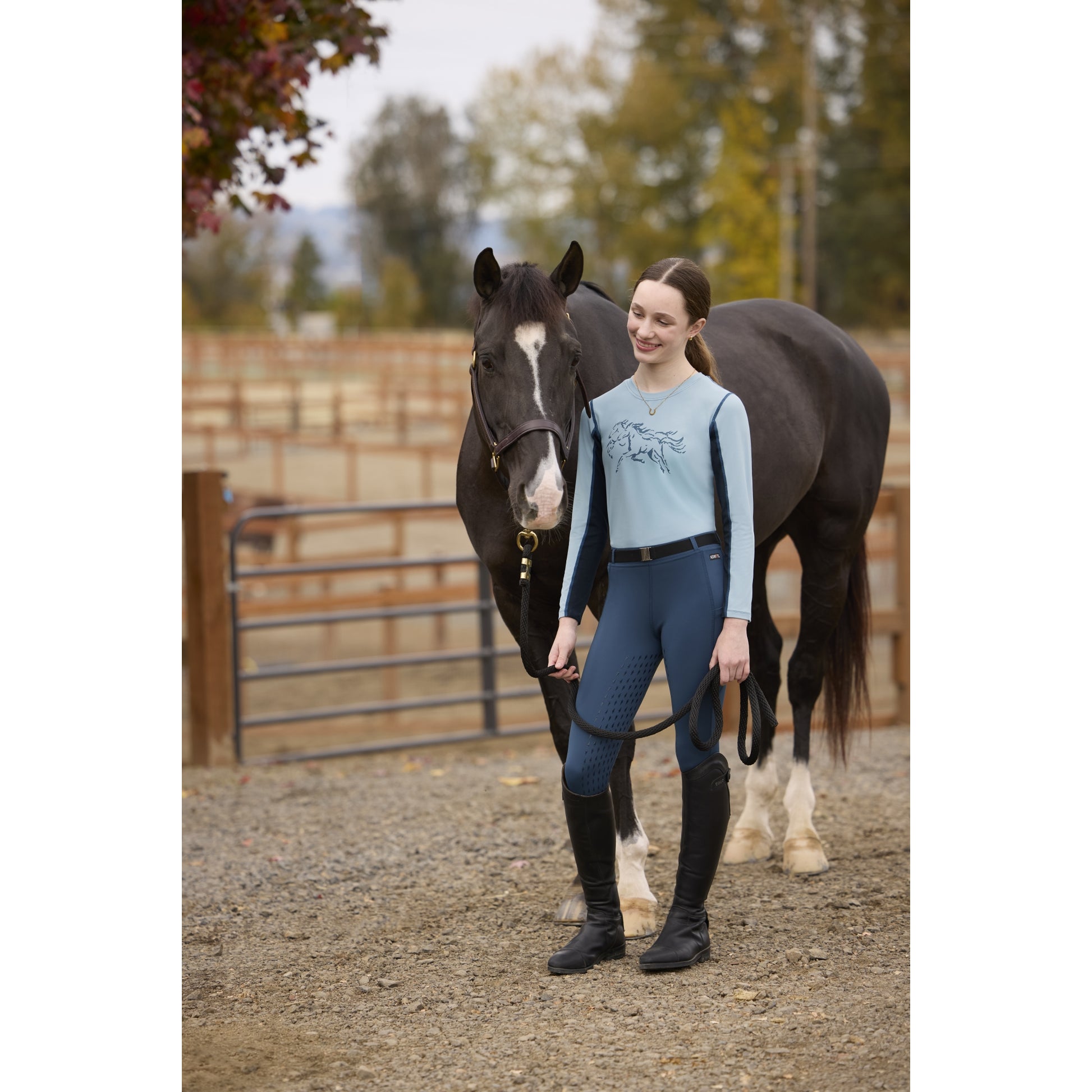 Kerrits Kids Giddy Up Base Layer Top