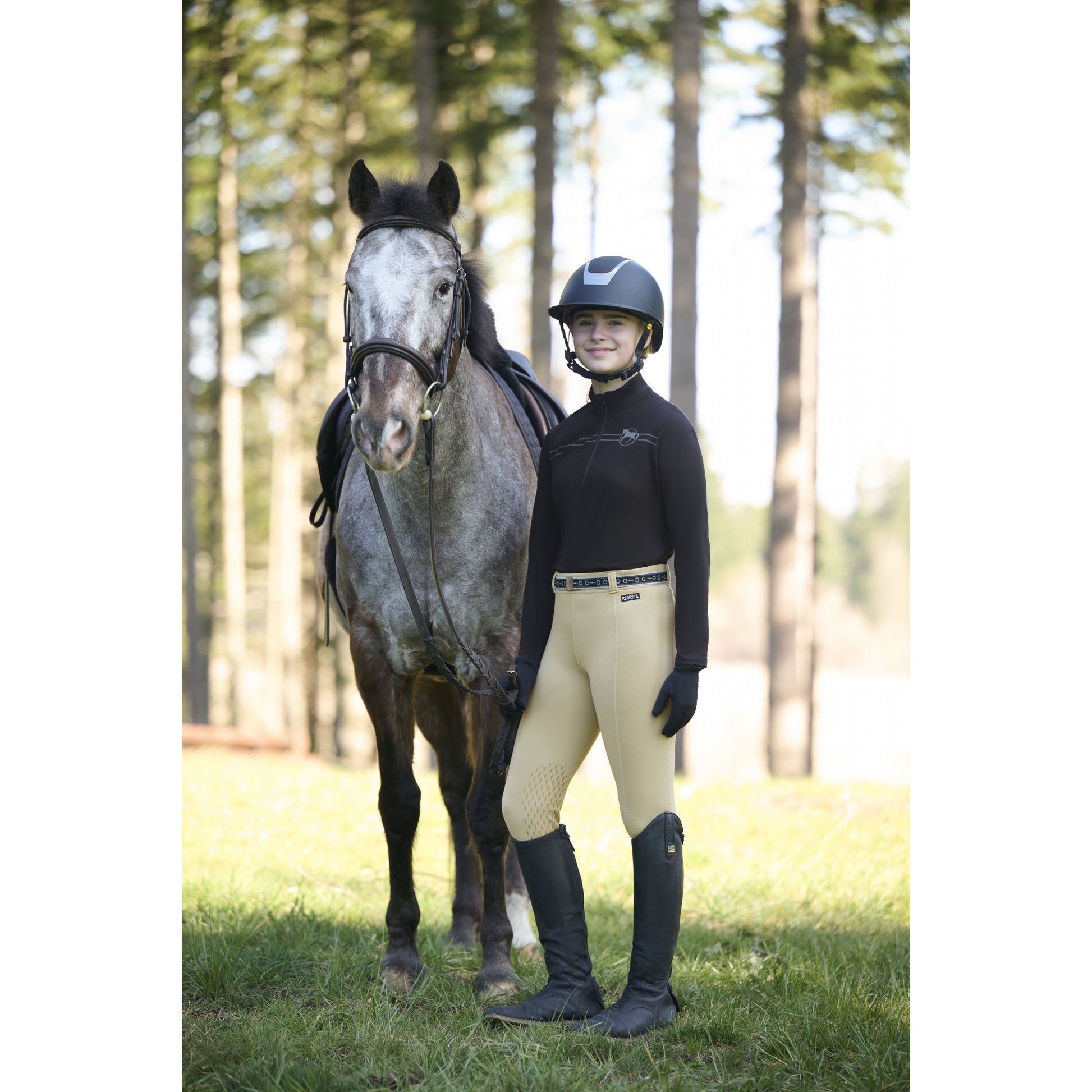 Kerrits Kids Equi Rhythm Lite Quarter Zip Top
