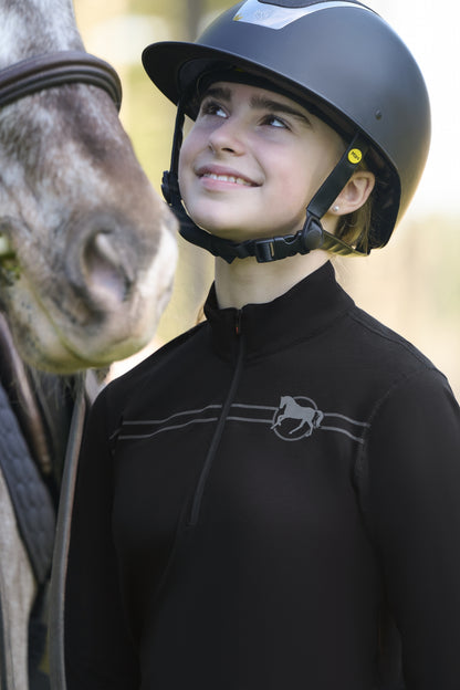 Kerrits Kids Equi Rhythm Lite Quarter Zip Top