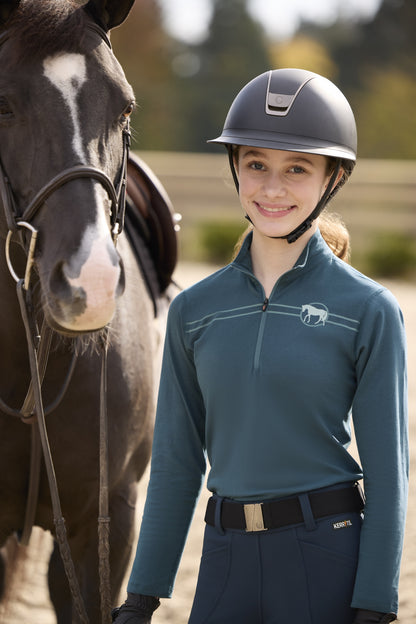 Kerrits Kids Equi Rhythm Lite Quarter Zip Top