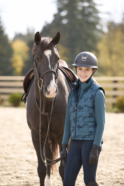 Kerrits Kids Pony Parade Reversible Quilted Vest