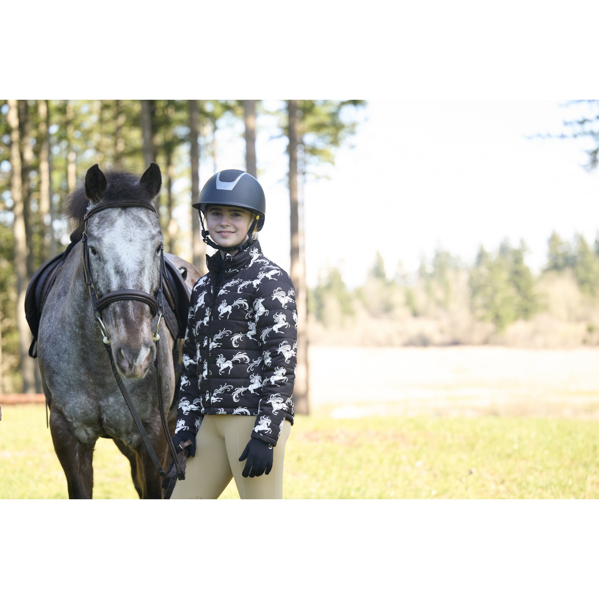 Kerrits Kids Pony Parade Reversible Quilted Jacket