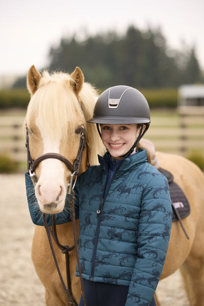 Kerrits Kids Pony Parade Reversible Quilted Jacket
