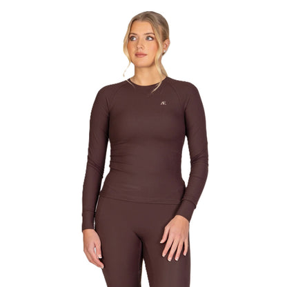 Aubrion Equestrian Ribbed Long Sleeve Top