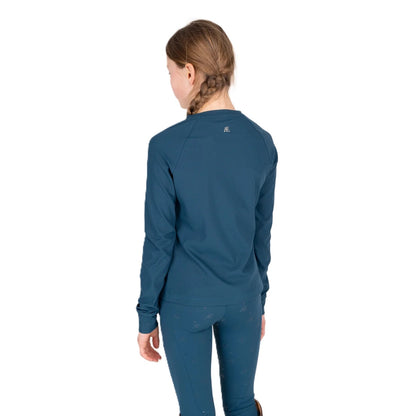 Aubrion Equestrian Youth Ribbed Long Sleeve Top