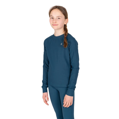 Aubrion Equestrian Youth Ribbed Long Sleeve Top