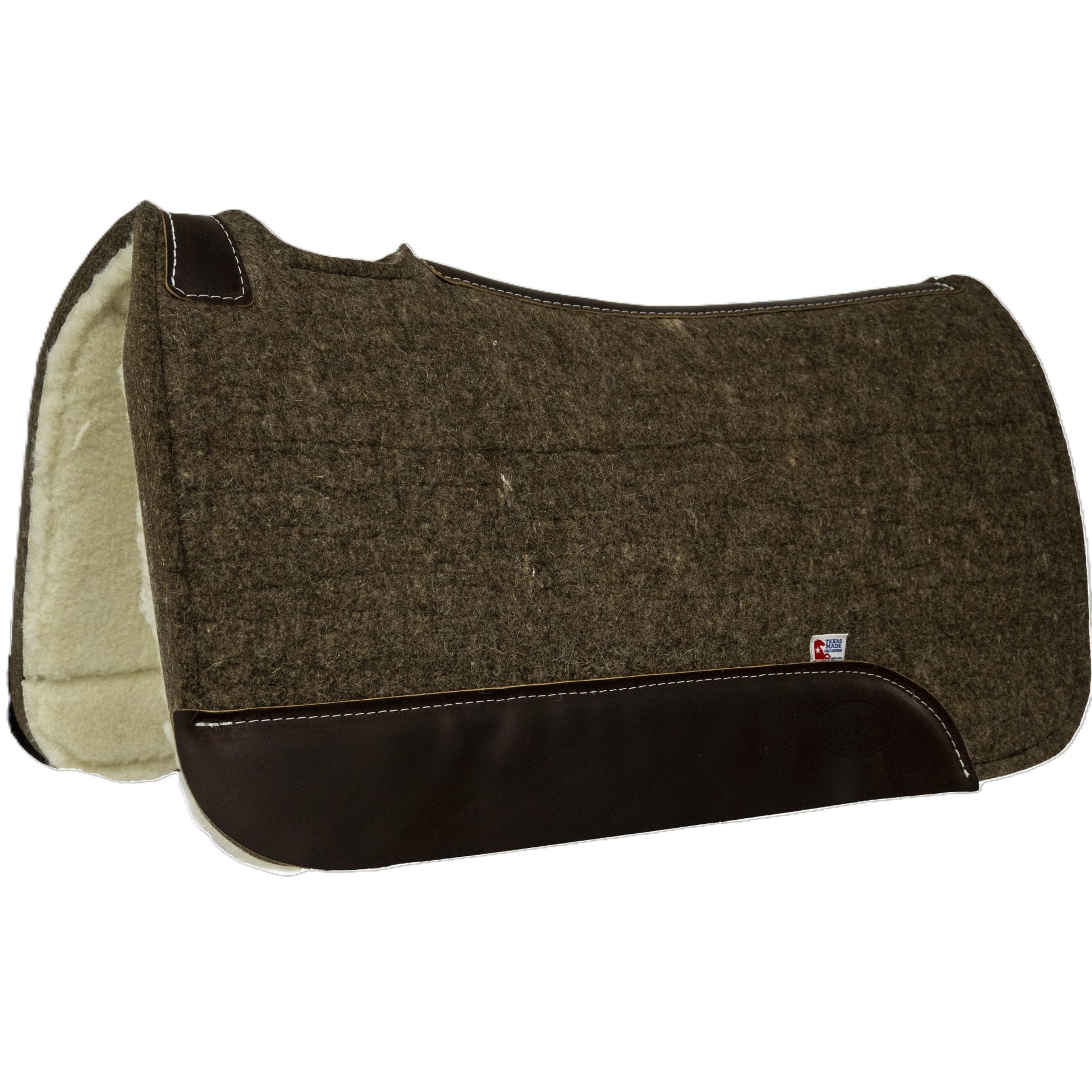 Mustang Premium Pressed Wool Contoured Pad
