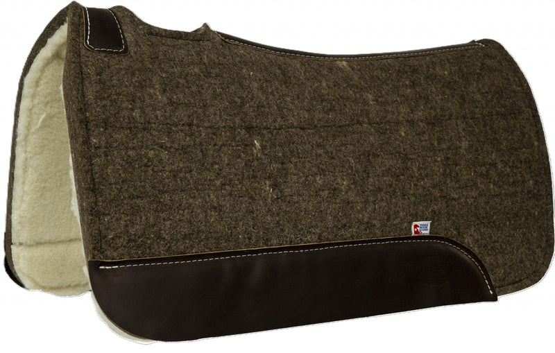Mustang Premium Pressed Wool Contoured Pad