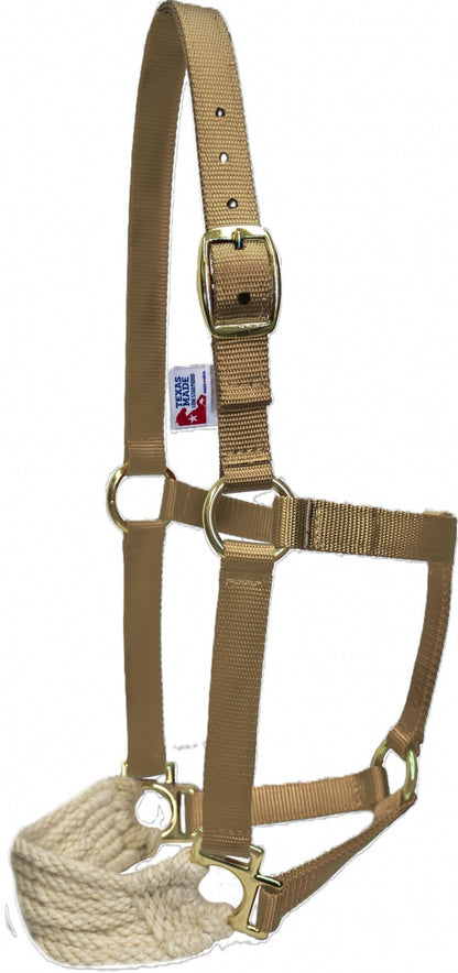 Mustang Nylon Halter with Mohair Bronc Nose