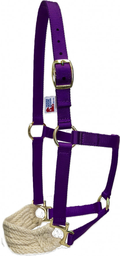 Mustang Nylon Halter with Mohair Bronc Nose
