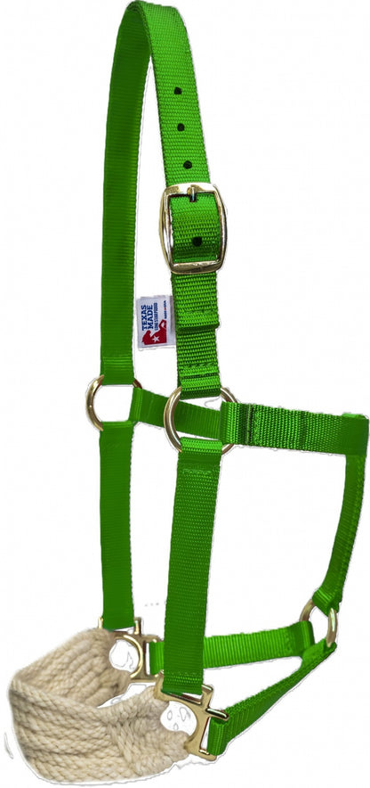 Mustang Nylon Halter with Mohair Bronc Nose