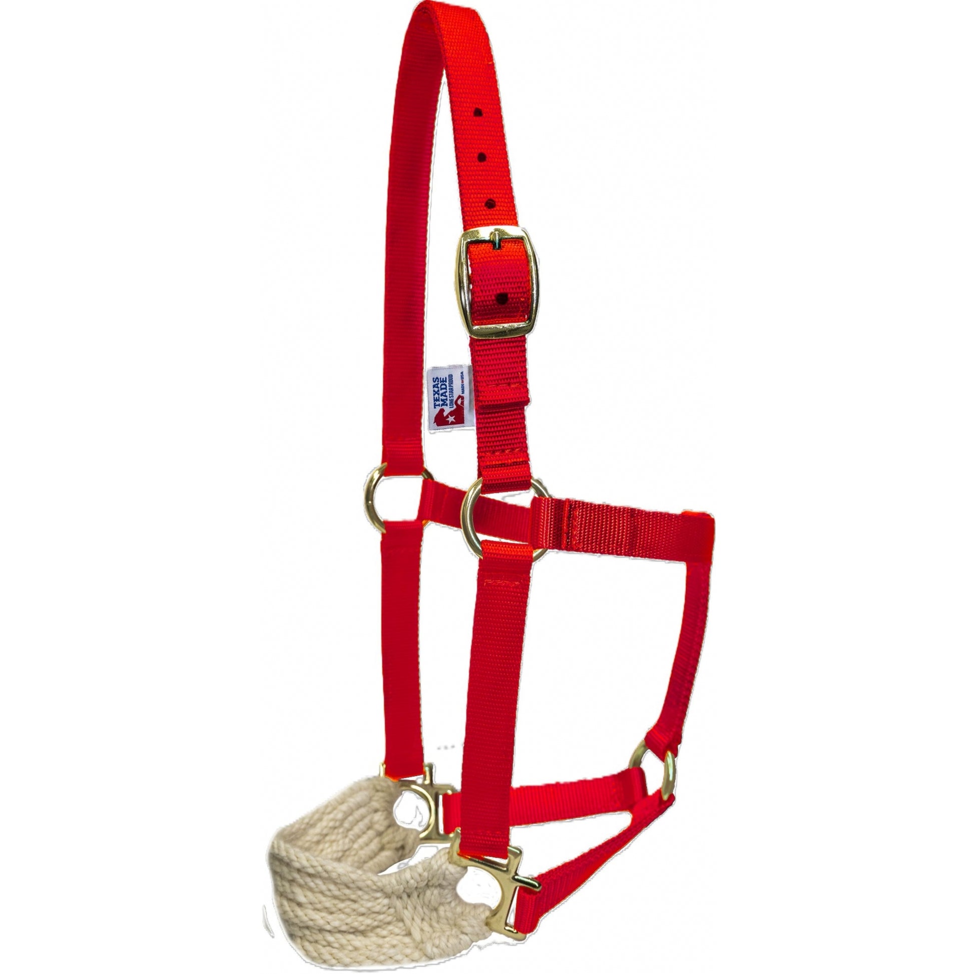 Mustang Nylon Halter with Mohair Bronc Nose