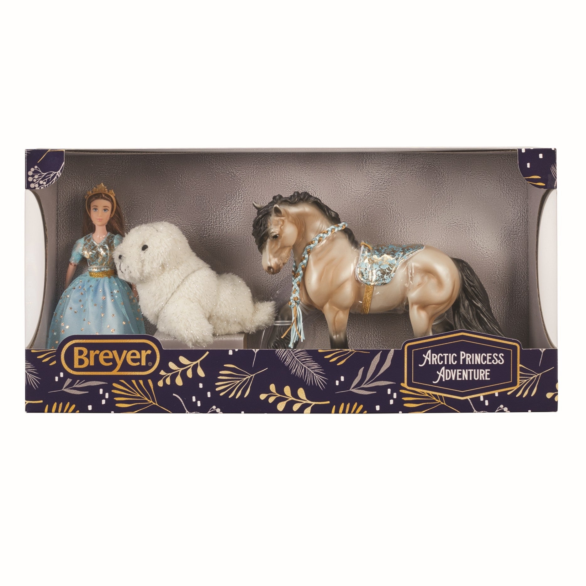 未使用BREYER ホリデーホース 2010 フィギュア 箱付 Breyer 2026 Holiday Play Set - Arctic Princess Adventure– Horse.com