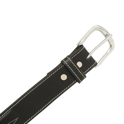 Huntley Equestrian Ladies Fancy Stitched 1.5" Wide Belt