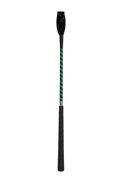 Huntley Equestrian Jumper Whip Two Tone Patent Cover
