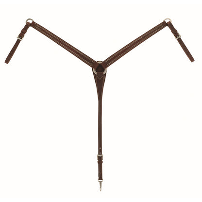 Weaver Tapered Leather Breast Collar Stockman