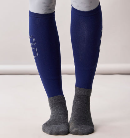 Alessandro Albanese Crystal Riding Socks