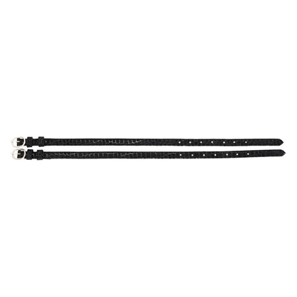 Equitare Sparkly Croc English Spur Straps
