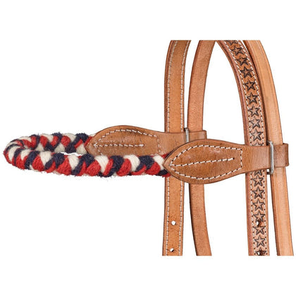 Tough1 Wool String Browband Headstall