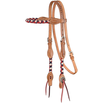 Tough1 Wool String Browband Headstall