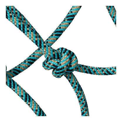 Tough1 Tri-Color Rope Halter with Lead