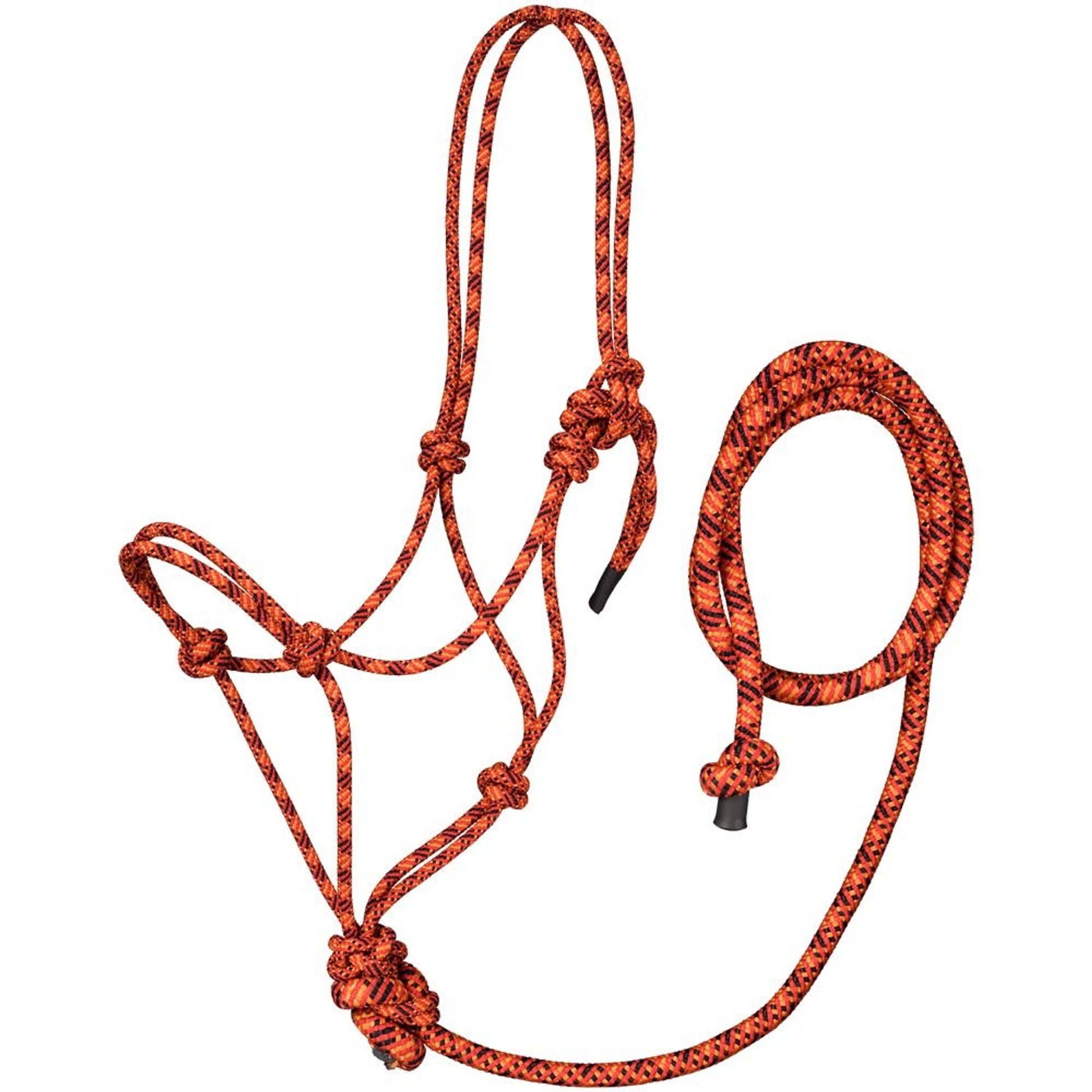 Tough1 Tri-Color Rope Halter with Lead