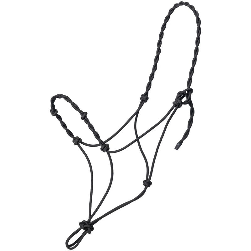 Tough1 Knotted Draft Rope Halter with Twisted Crown