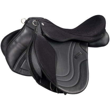 Equitare Tempo Synthetic All Purpose Saddle - Wide