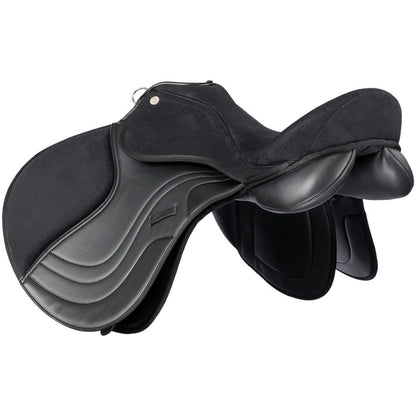Equitare Tempo Synthetic All Purpose Saddle - Wide
