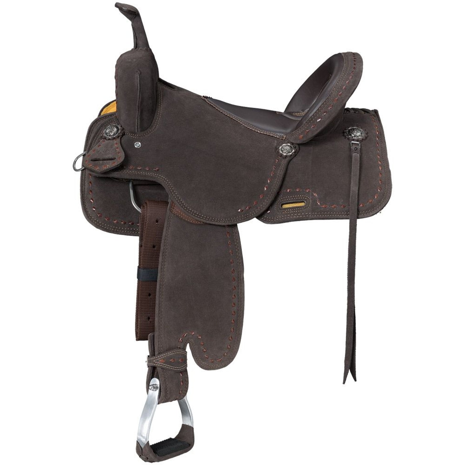 Stanton Suede Trail/Barrel Saddle