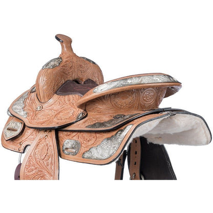King Series Youth McCoy Trail Saddle with Silver