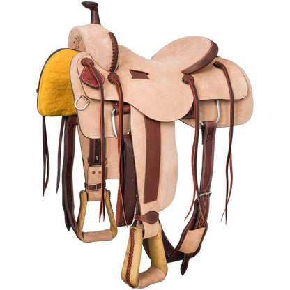 Silver Royal Cheyenne Ranch Cutter Saddle