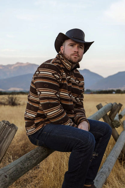 Outback Trading Mens Colt Fleece Henley