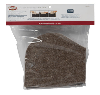 Weaver Felt Shim Saddle Pad Insert Kit