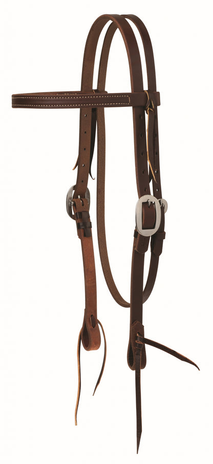 Weaver STS Ranch Signature Tack Harness Leather Browband Headstall