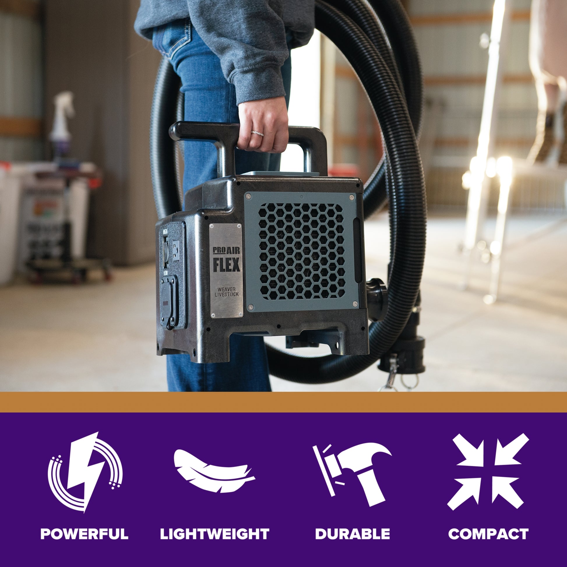 Weaver ProAir Flex Livestock Blower with Hose