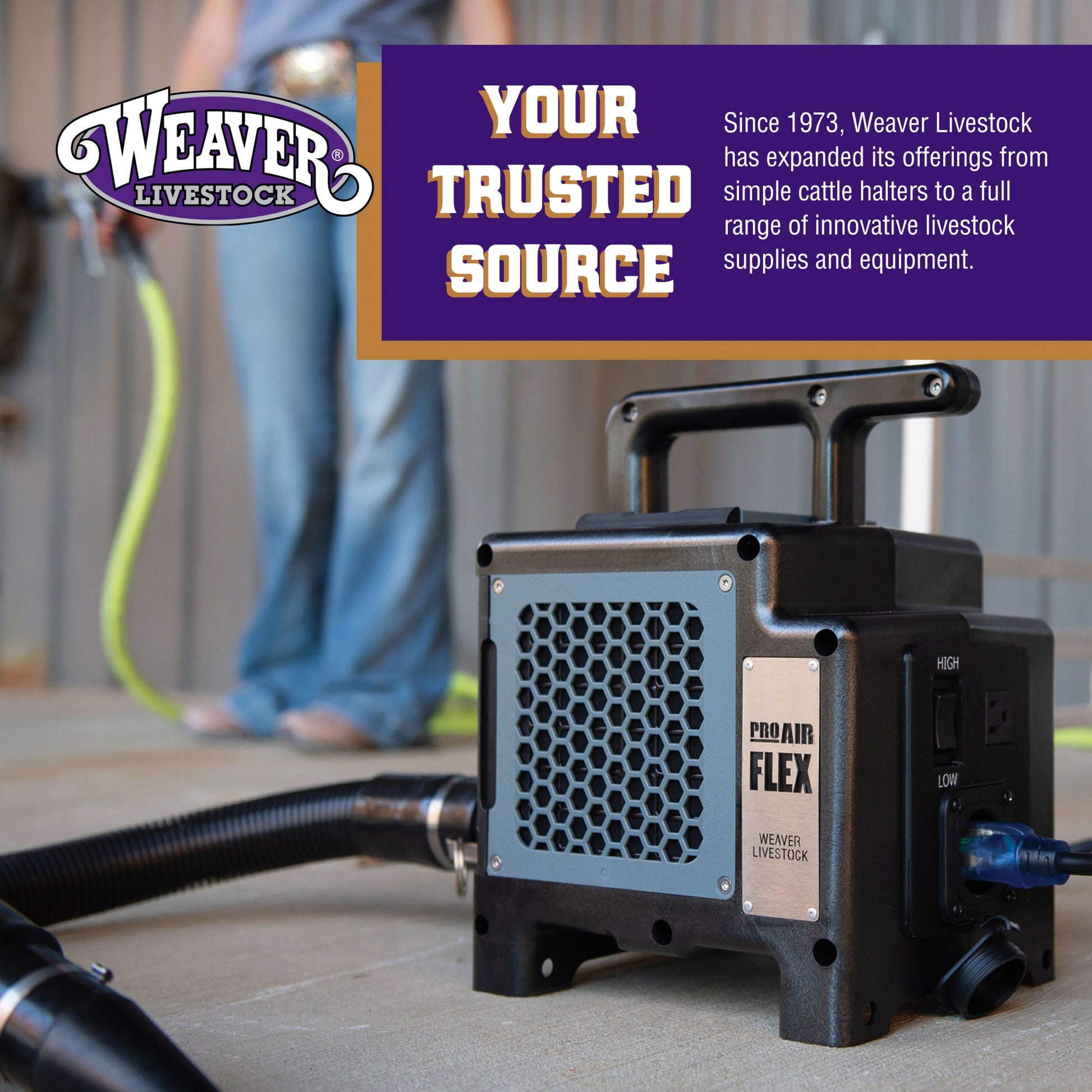 Weaver ProAir Flex Livestock Blower with Hose