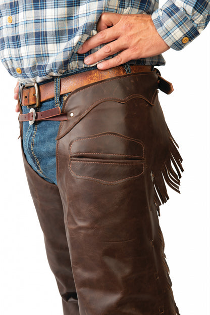 Weaver Western Leather Chaps