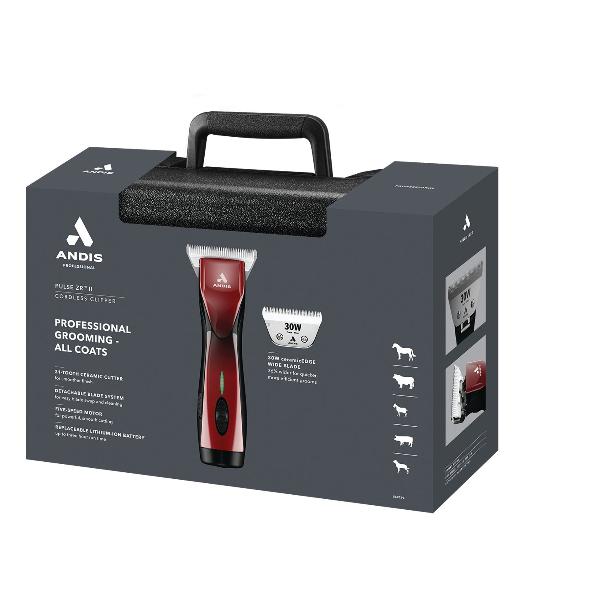 Andis Pulse ZR II Wide Blade Cordless Clipper