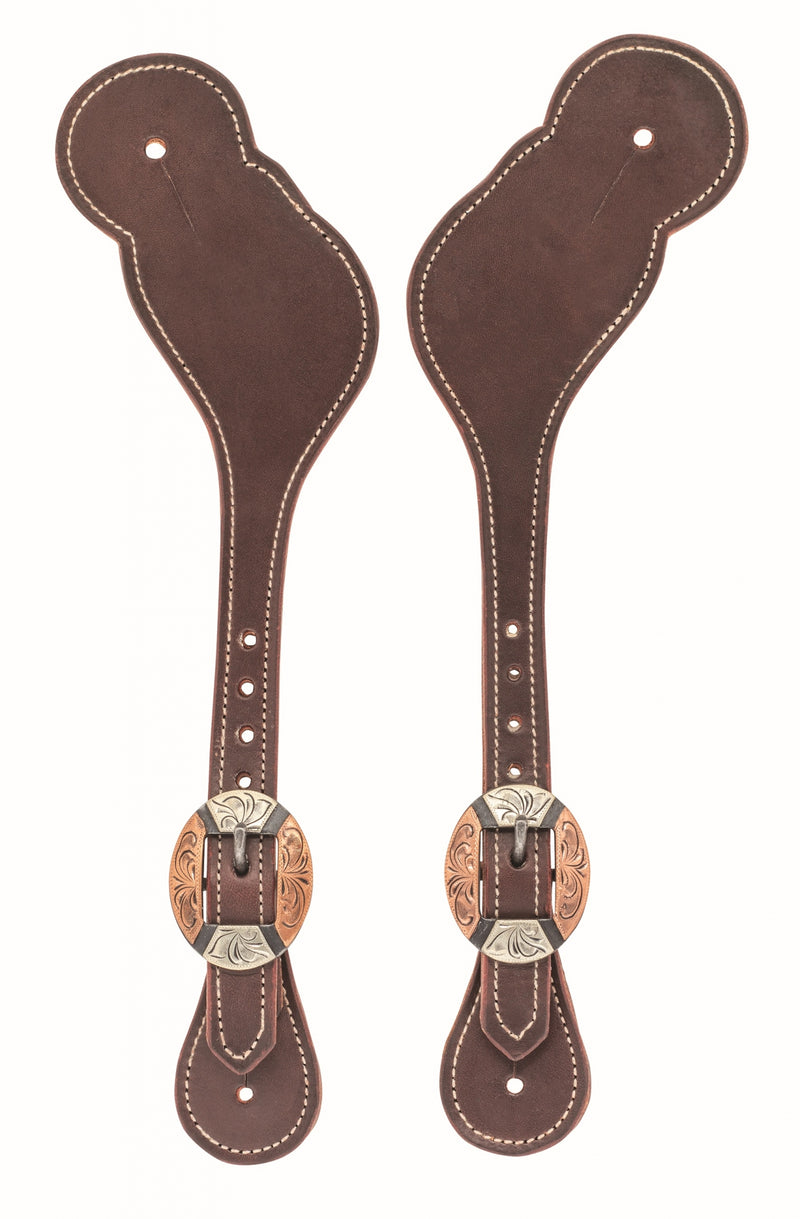 Weaver Latigo Leather Western Spur Straps
