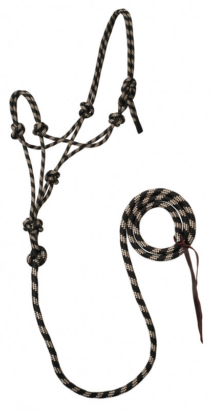 Weaver Rope Horse Halter with Attached Lead