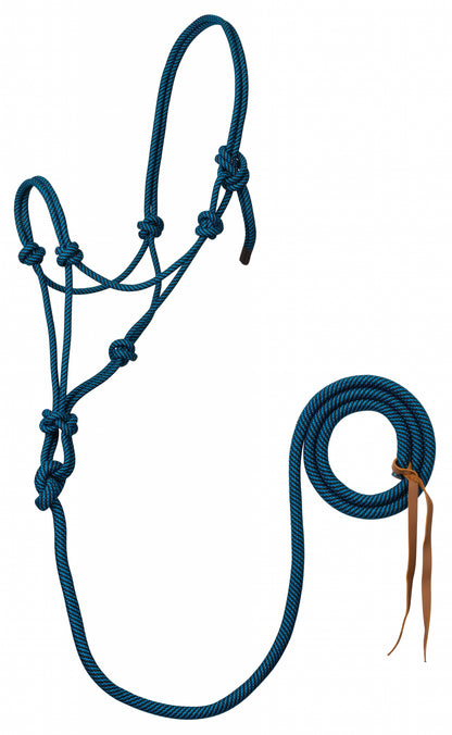 Weaver Rope Horse Halter with Attached Lead
