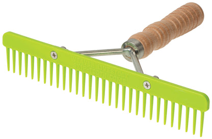 Weaver Skip Tooth Comb with Wood Handle and Replaceable Plastic Blade