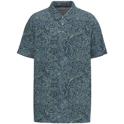 Hooey Mens "The Drive" Inkwell Polo with Cloud Blue