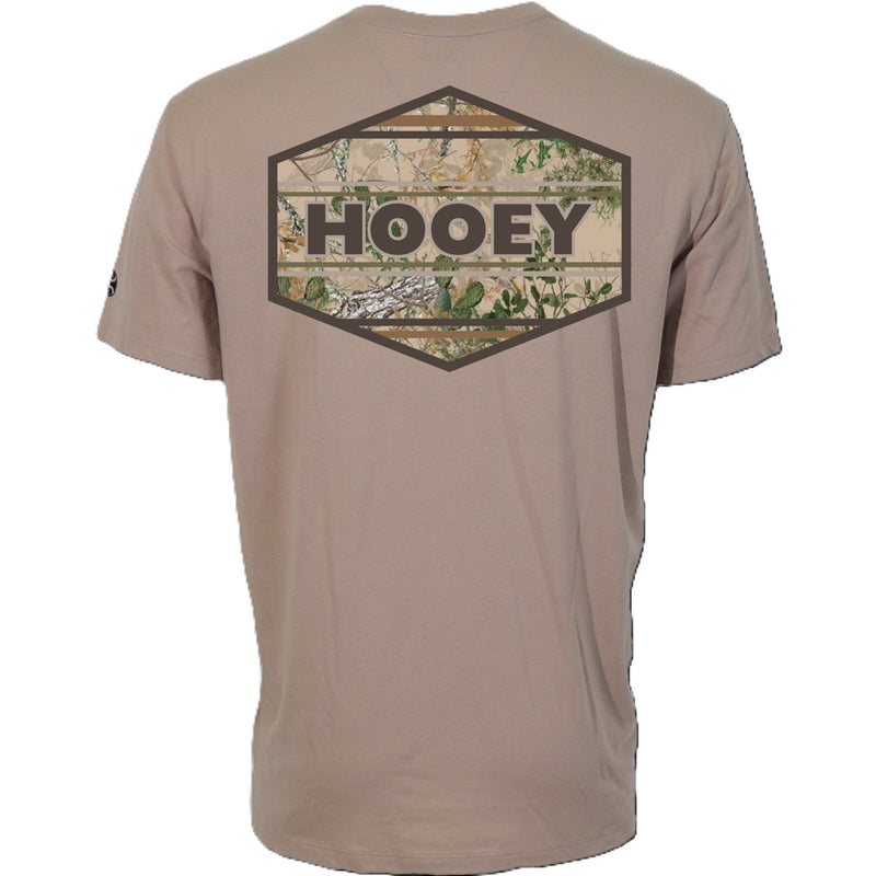 Hooey Mens Flint T-Shirt with Camo Hooey Logo on Back