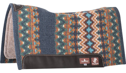 Classic Equine Zone Blanket Top Saddle Pad with Felt Bottom