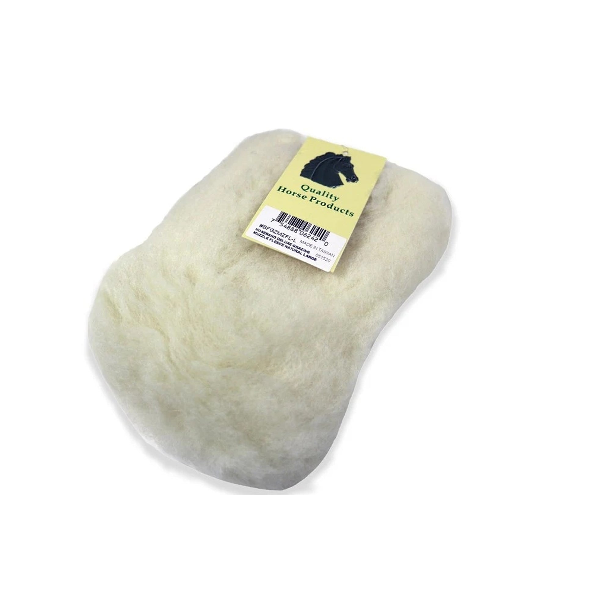 Best Friend Deluxe Grazing Muzzle Noseband Sheep Wool with Synthetic Natural - for BF02 & BF06