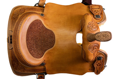 Circle Y PRCA Bulldogger Saddle