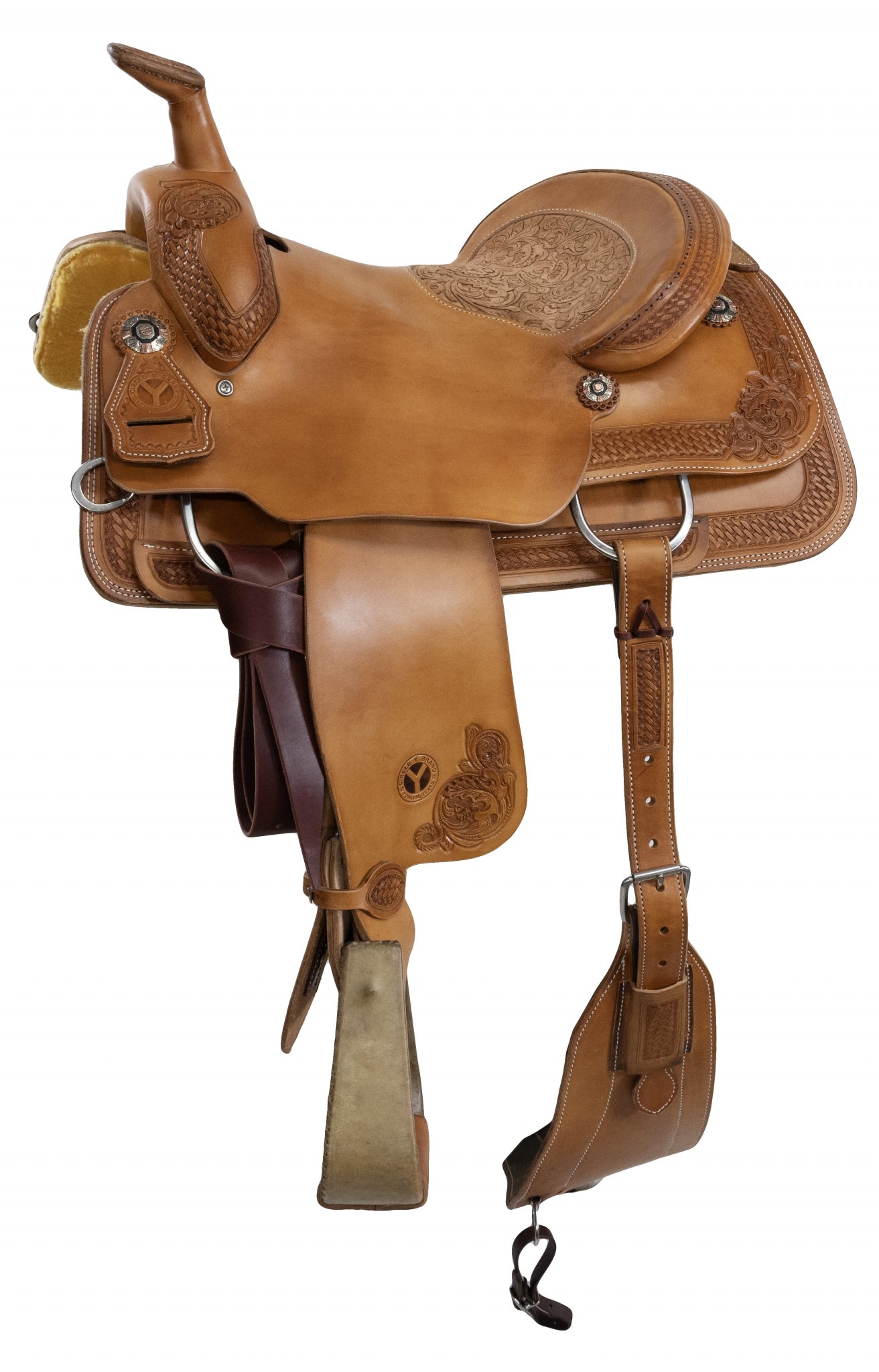 Circle Y PRCA Bulldogger Saddle