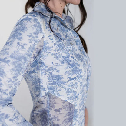 Dapplebay Ladies Equestrian Toile Western Riding Top